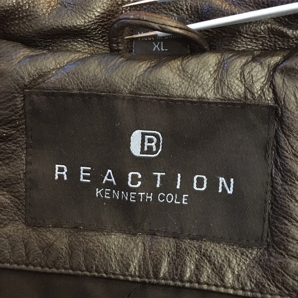 Kenneth Cole Reaction Leather Jacket - Picture 6 of 9